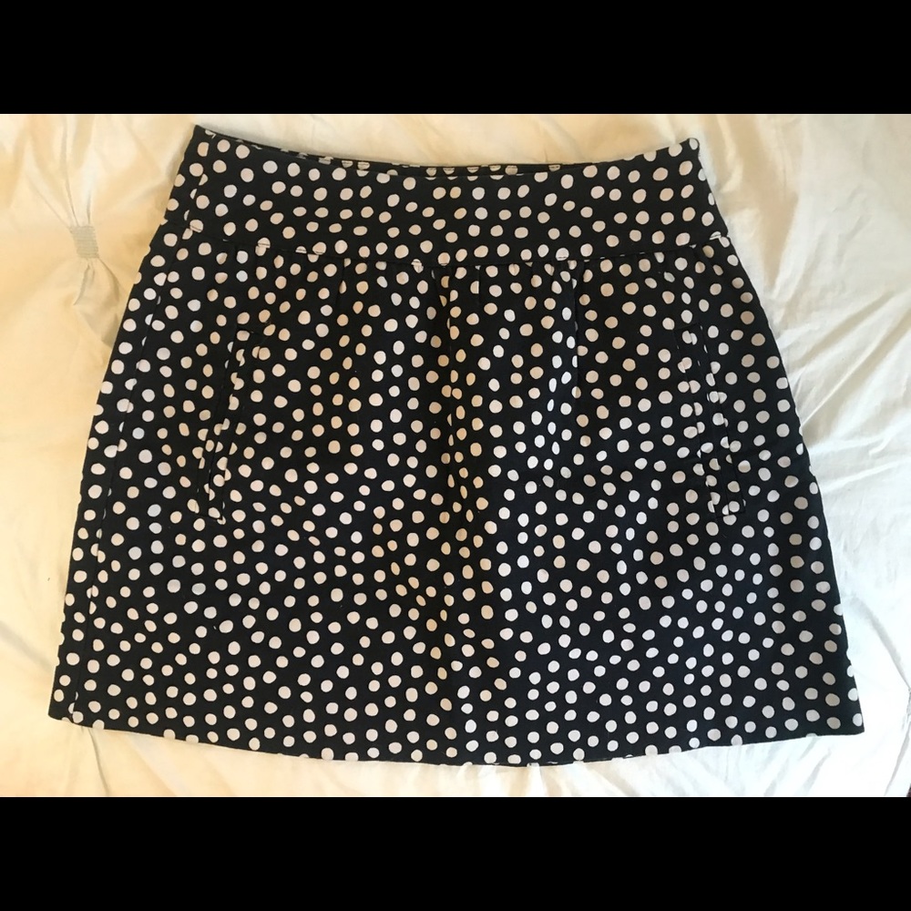 Polka dot mini skirt.Zara.